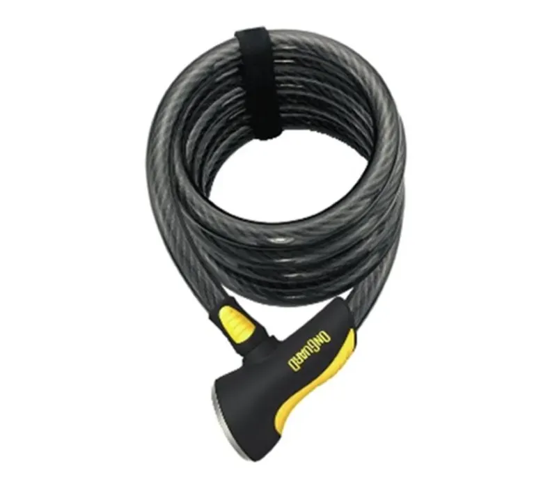 Onguard Doberman 8027 1850x15mm Cable Lock in Black/Yellow