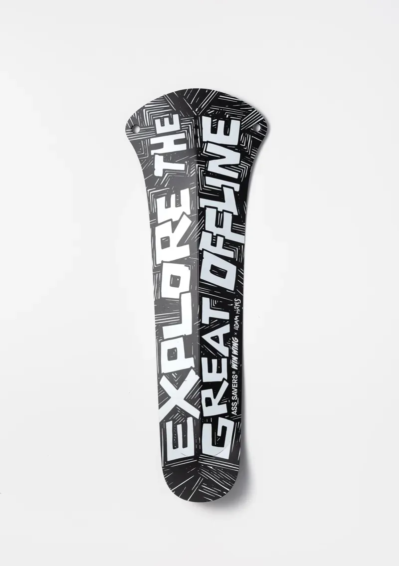 Ass Savers Win Wing 2 Gravel Fender in Great Offline/Black-1