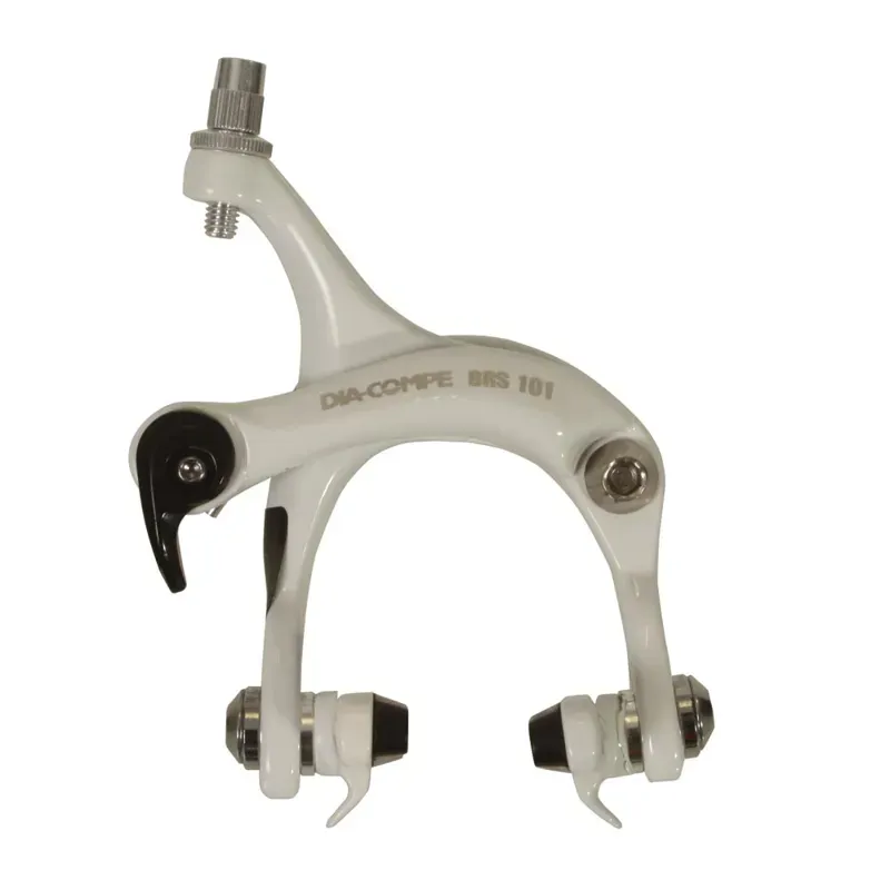 Dia-Compe BRS101 Dual Pivot 43-57mm Front Caliper Brake in White