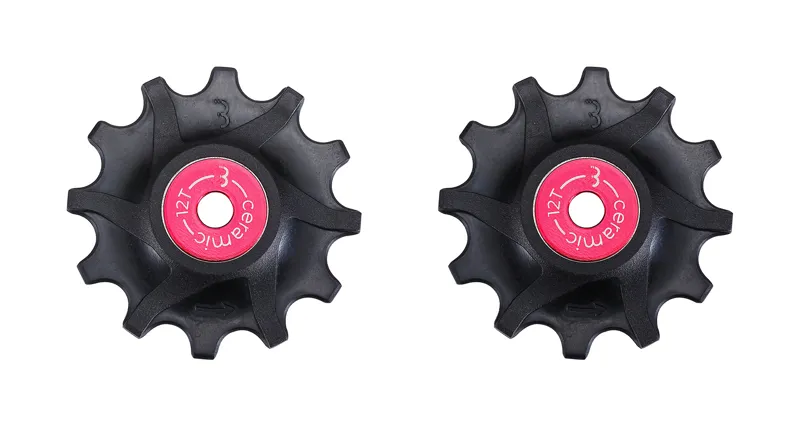 BBB RollerBoys 12t SRAM Ceramic Jockey Wheels in Black
