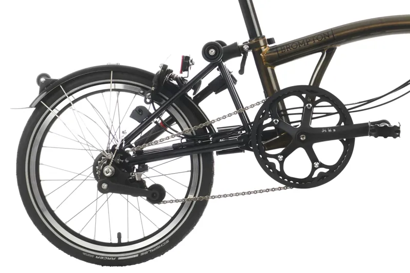 Brompton C Line Explore Folding Bike In Flame Lacquer-3