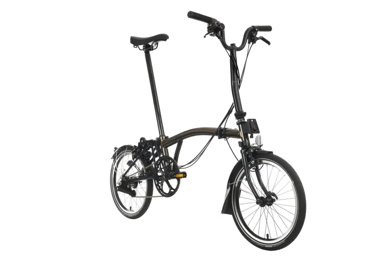 Brompton C Line Explore Folding Bike In Flame Lacquer
