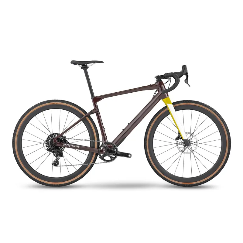 BMC Unrestricted 01 THREE Gravel Bike in Purple/White