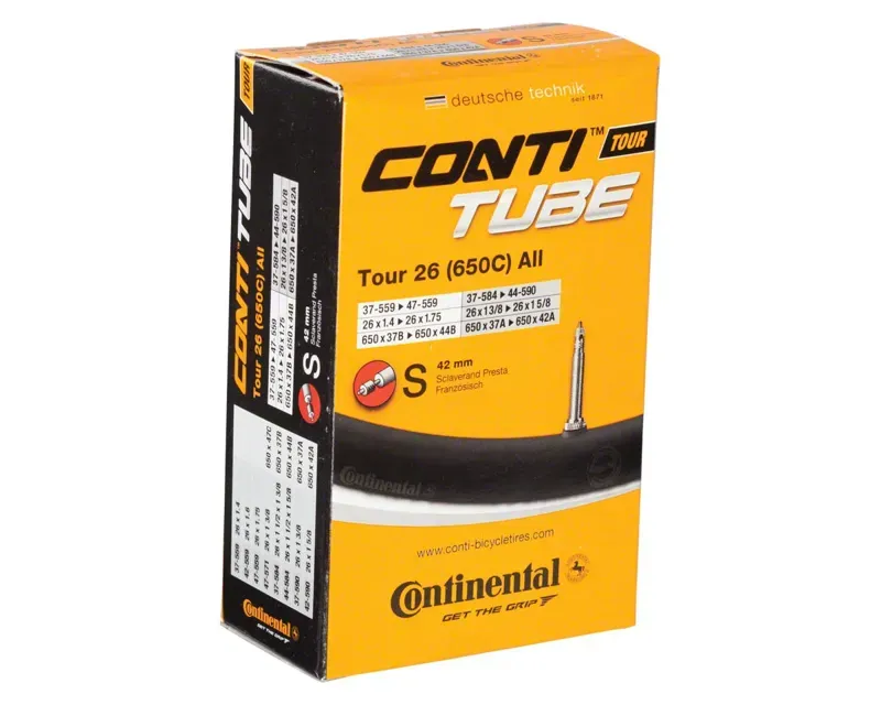 Continental Tour 26 Inner Tube 26x1.40-1.75 Presta 42mm in Black