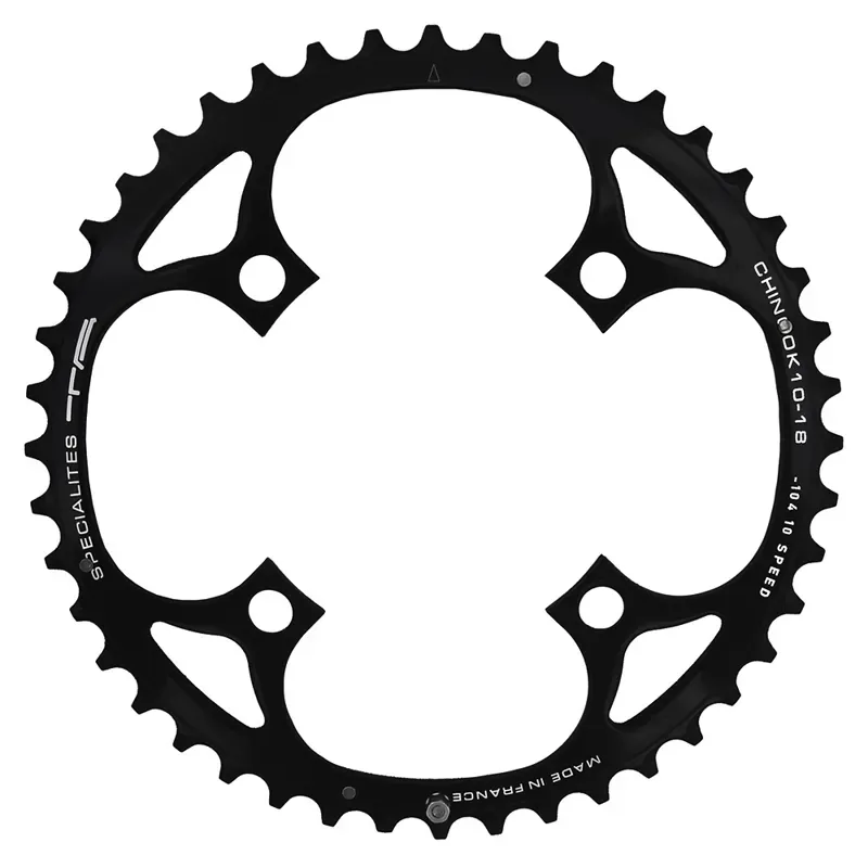 TA Chinook 4-arm 10/11x Chainrings 104/64-pcd in Black