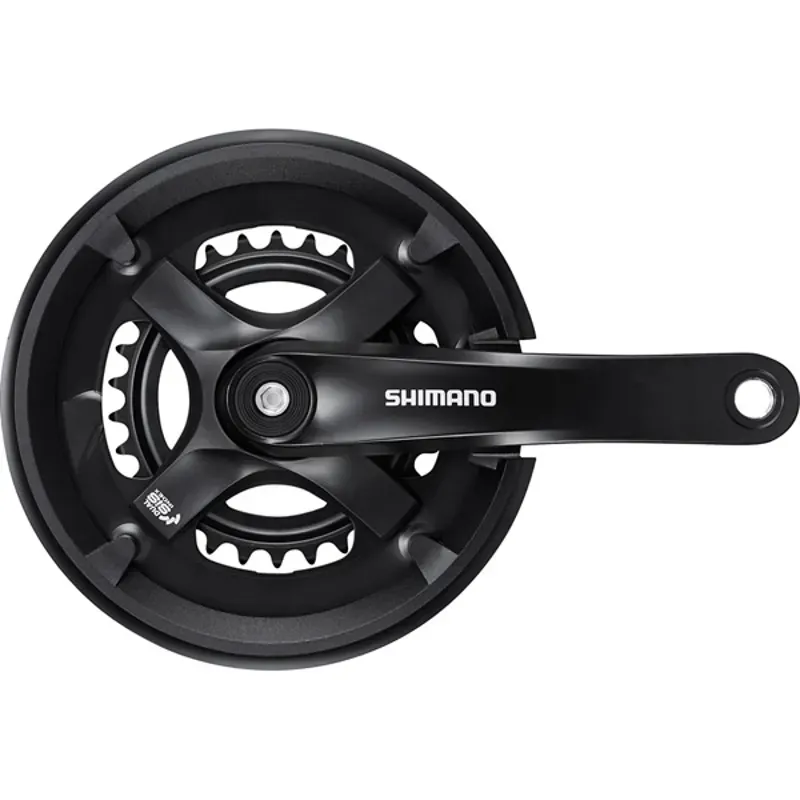 Shimano Tourney FC-TY501 46/30 Double 7/8-speed Chainset w/Chainguard