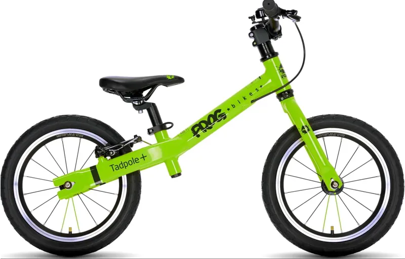 Tadpole Plus kids balance Bike in Green