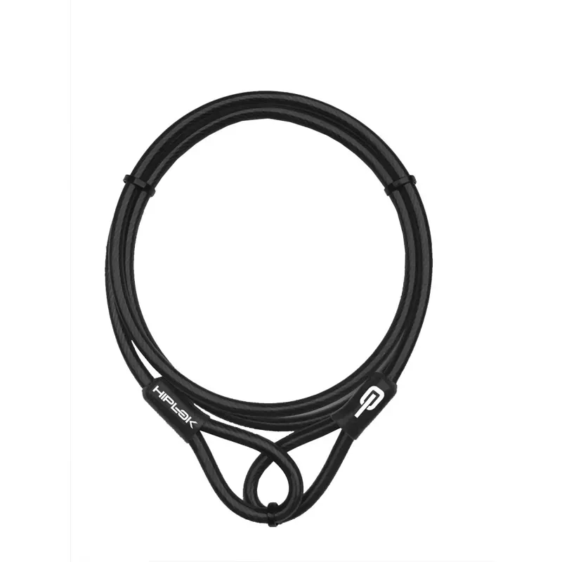Hiplok 200cm Double Loop Cable in Black