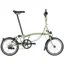 Brompton C Line Explore Folding Bike in Matcha Green
