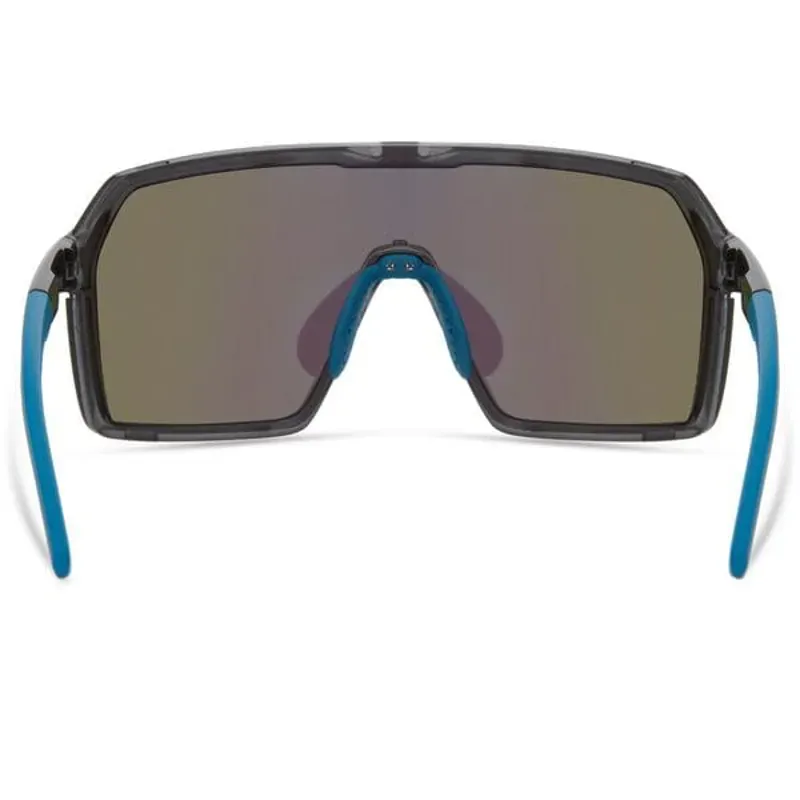 Madison Eyewear Crypto Crystal Gloss Smoke Sunglasses - Green Mirror Lens in Crystal Gloss Smoke-2