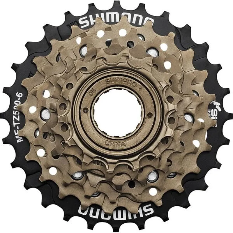 Shimano Tourney TZ500 6-Speed Freewheel 14-28 in Black/Silver