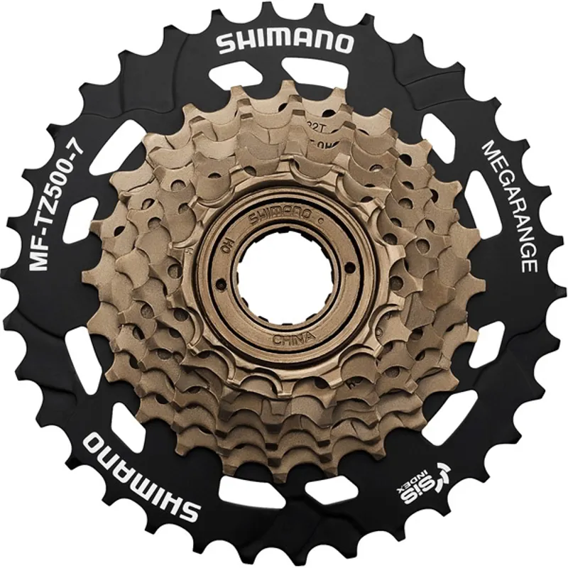 Shimano Tourney TZ500 7-Speed Freewheel 14-34 in Black/Silver
