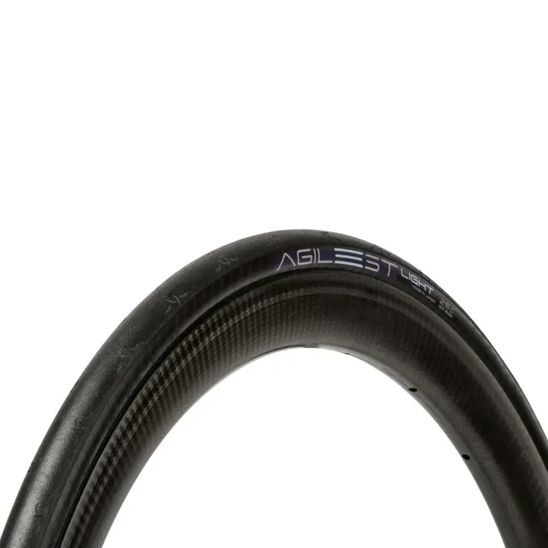Panaracer Agilest Light Folding Road Tyre: BLACK/BLACK 700x2-1