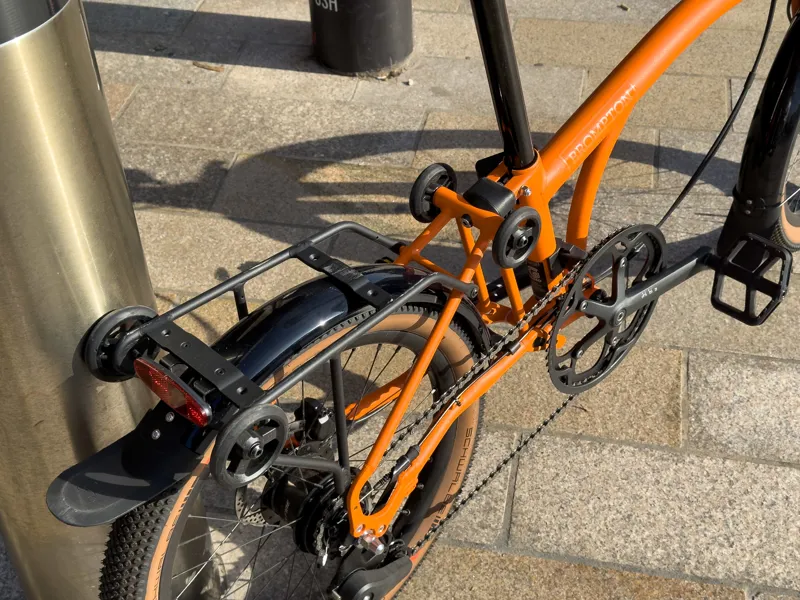 ex-Demo Brompton G-line orange Medium folding bike-2