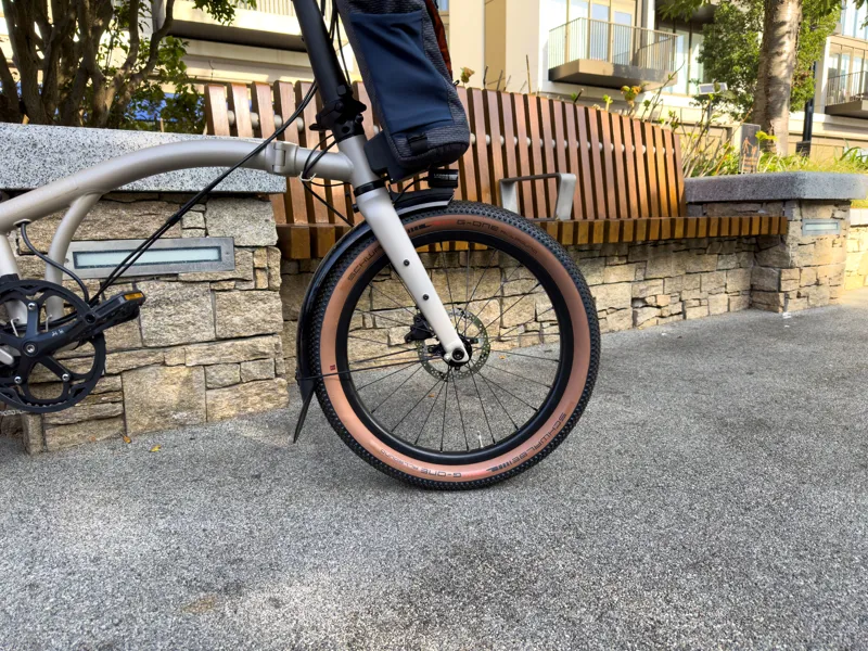 ex-demo Brompton G-Line electric medium Traildust white-2