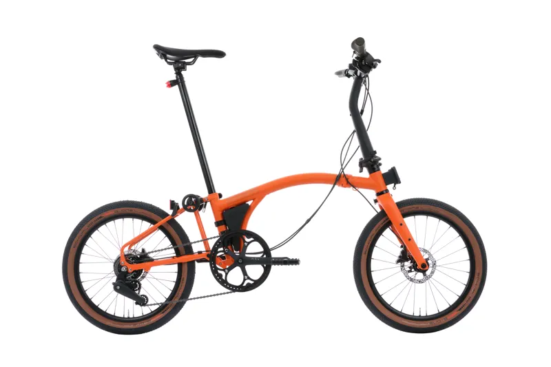 ex-Demo Brompton G-line orange Medium folding bike-3