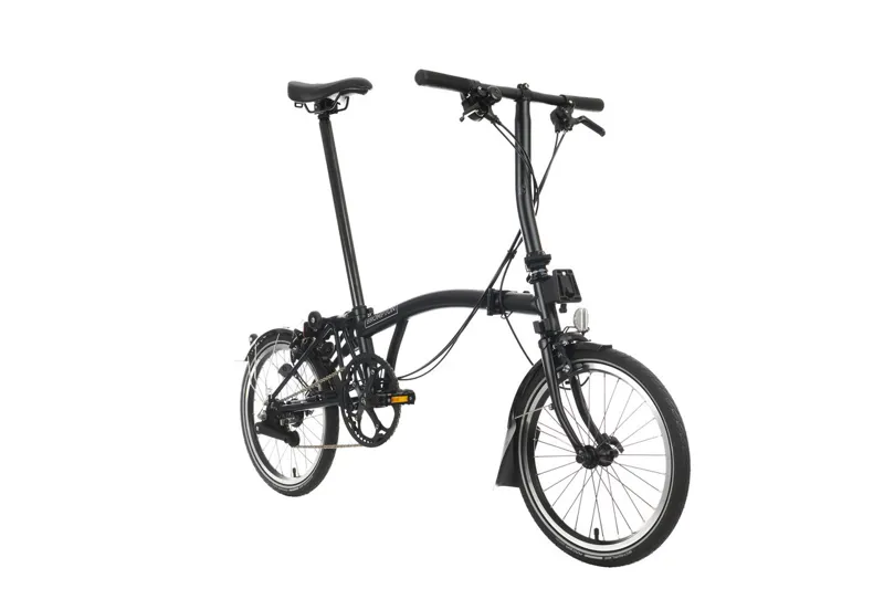 Brompton C Line Explore Folding Bike in Black-1