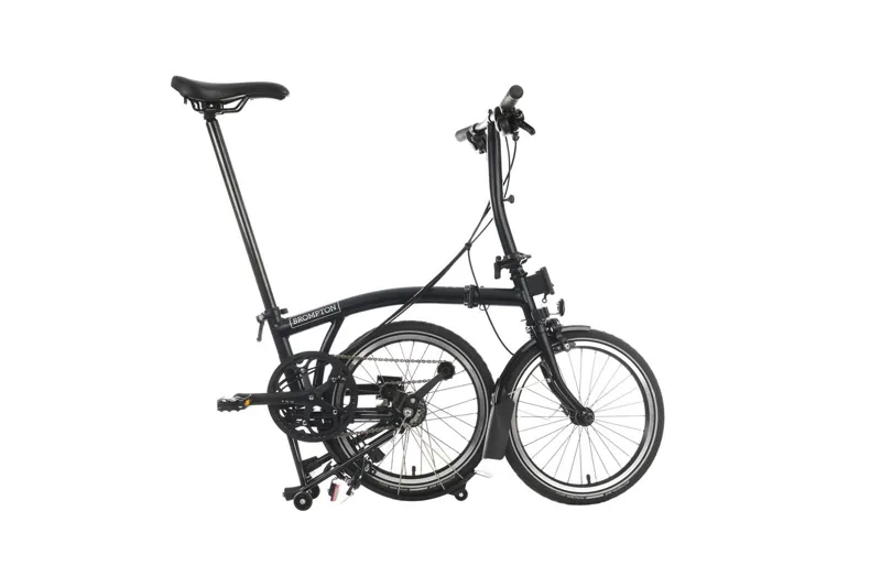 Brompton C Line Explore Folding Bike in Black-2