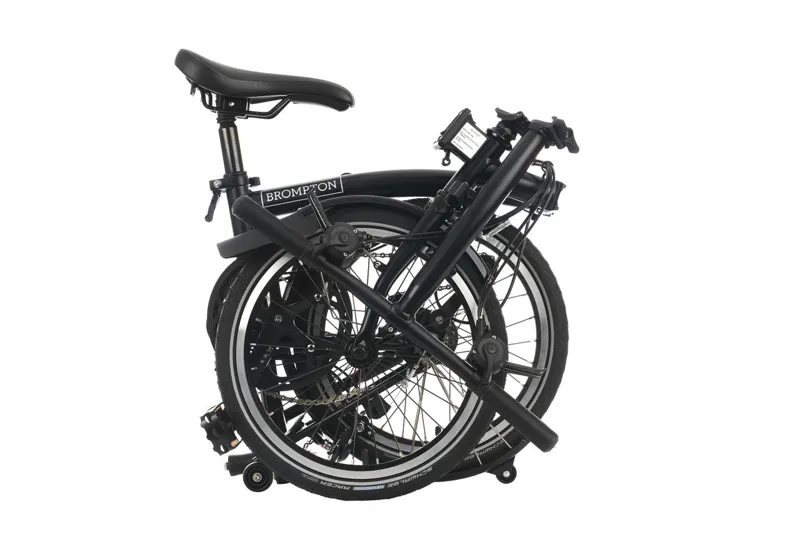 Brompton C Line Explore Folding Bike in Black-3