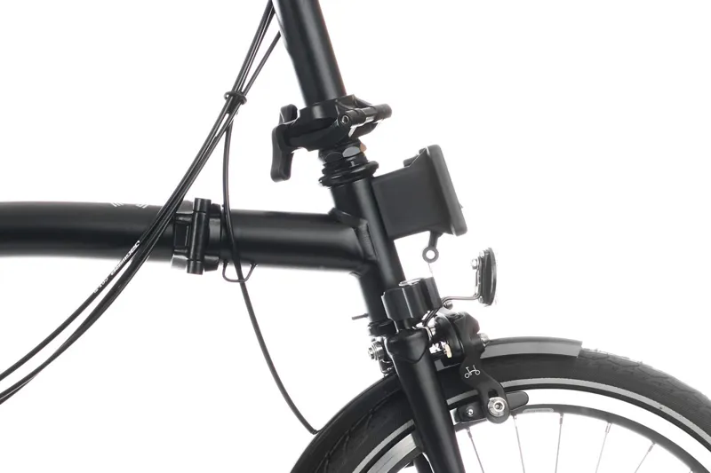 Brompton C Line Explore Folding Bike in Black-4