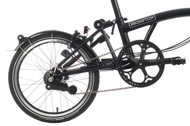 Brompton C Line Explore Folding Bike in Black-5