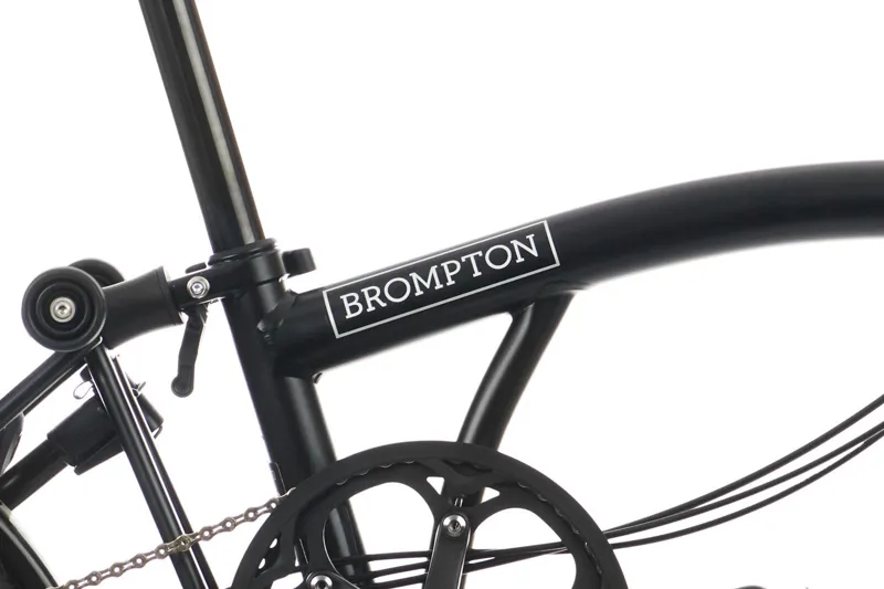 Brompton C Line Explore Folding Bike in Black-6