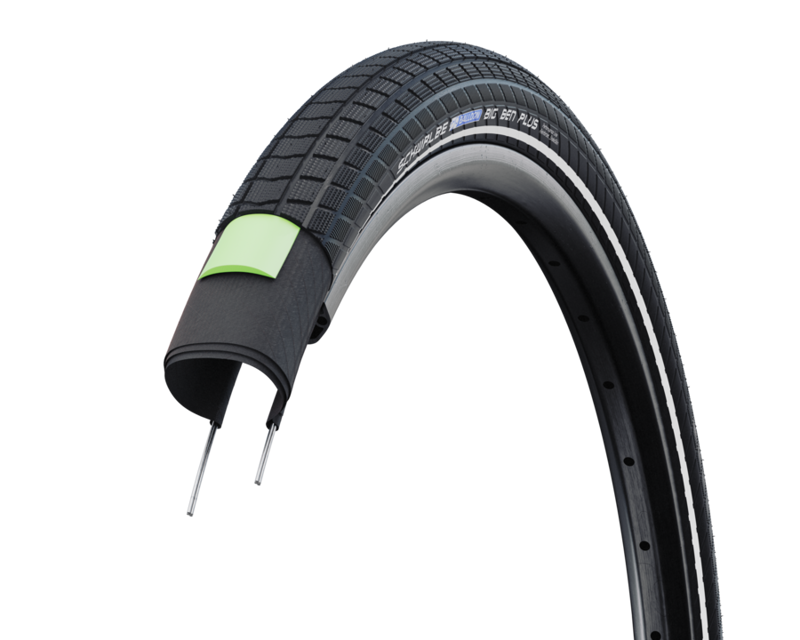 Schwalbe Big Ben Plus DD GreenGuard 20x2.15-inch Wired Tyre in Black