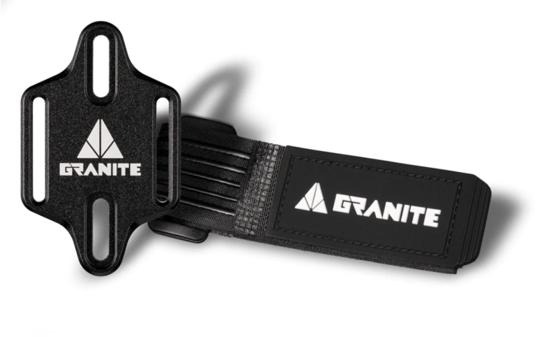GRANITE PORTALEDGE BOTTLE CAGE MOUNT STRAP SYSTEM In Black 