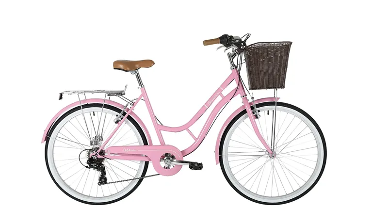 Pink Vintage Ladies Bicycle Ladies Classic 7-Speed Vintage Bike