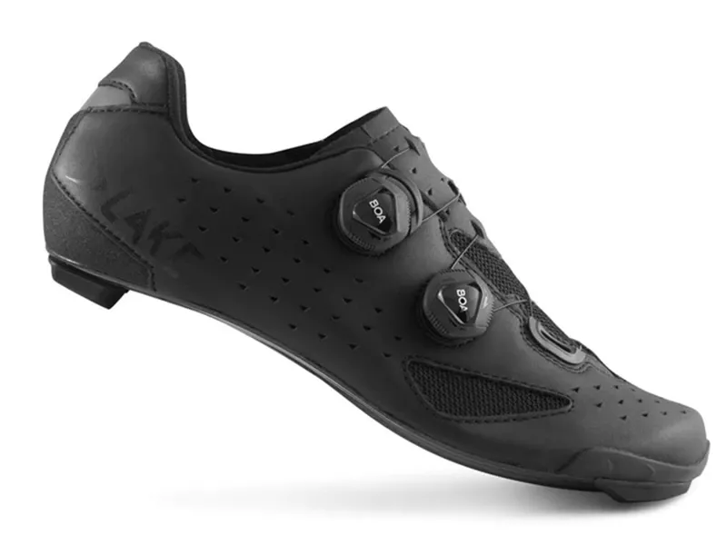LAKE CX238 ROAD CYCLING SHOES IN BLACK SIZE: EU 46.5