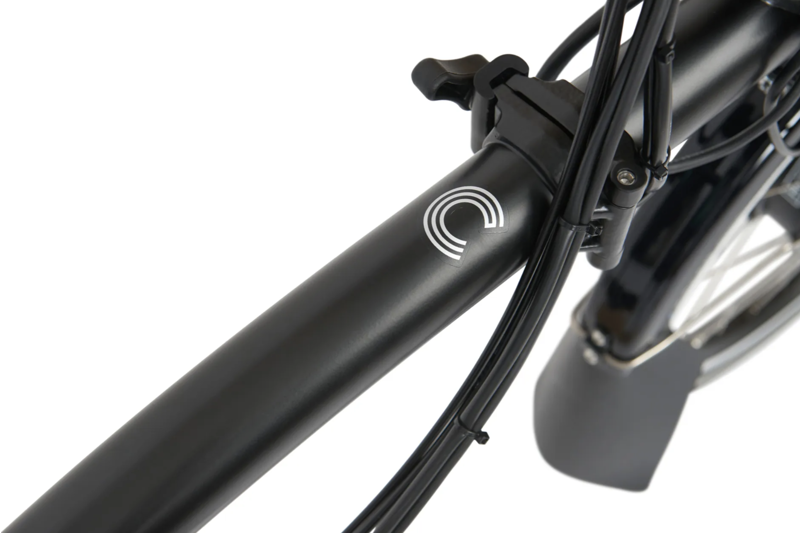 Brompton Electric C Line Explore Folding Bike in Black - Telescopic Seatpost-5