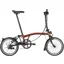 Brompton C Line Explore Folding Bike In Flame Lacquer
