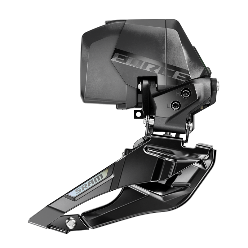 SRAM Force AXS E1 Braze-on Front Derailleur w/ Tool/Wedges in Black-1