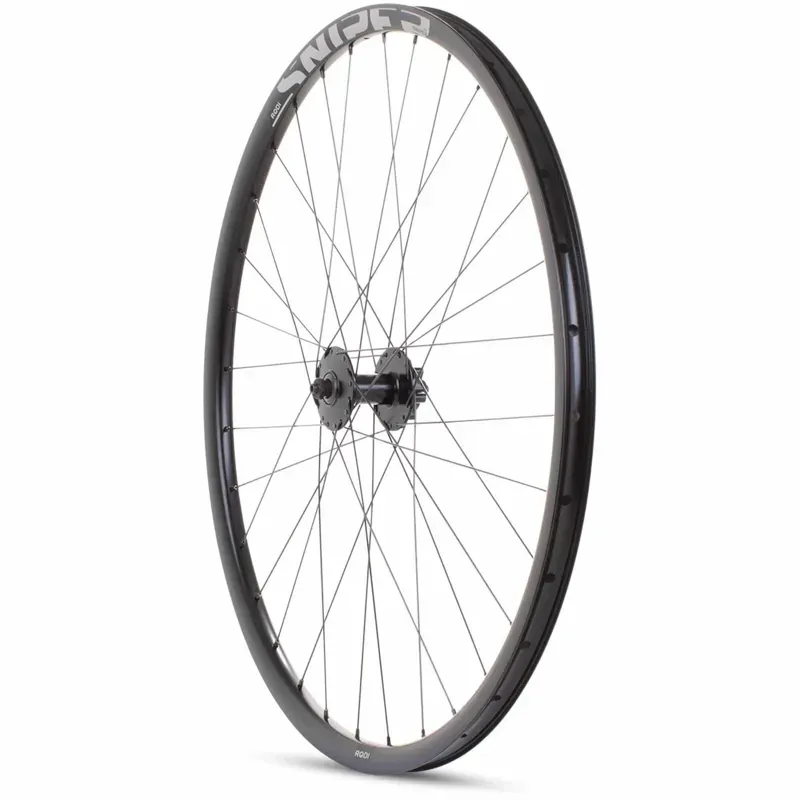 M Part Wheels Sniper 24 700c 100mm QR 6B DB Gr. Front Wheel in Black-1
