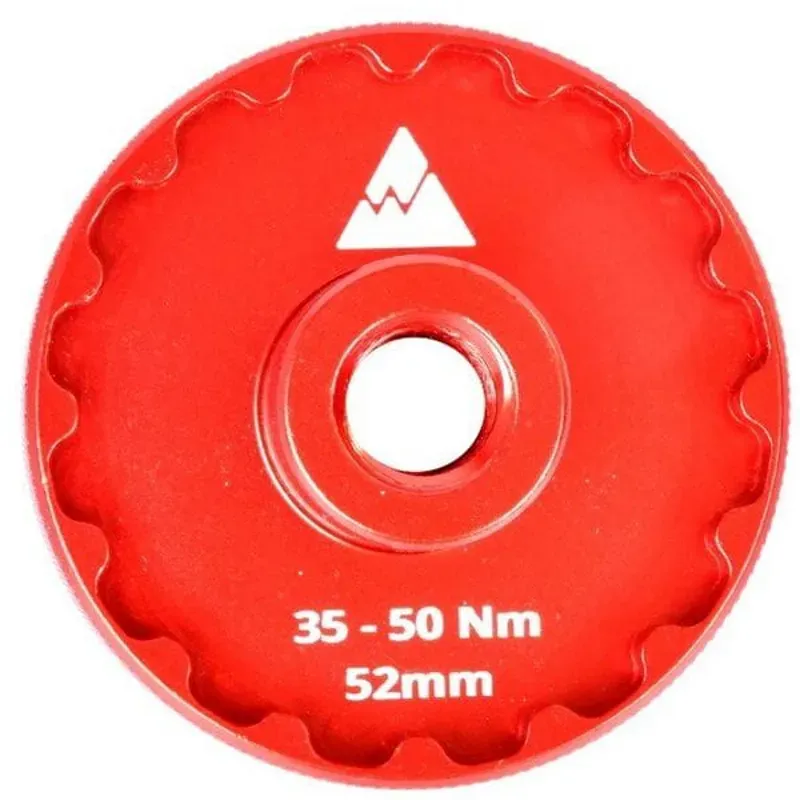 Wheels Manufacturing Thin Flange 16-Notch/52mm BB Tool in Red
