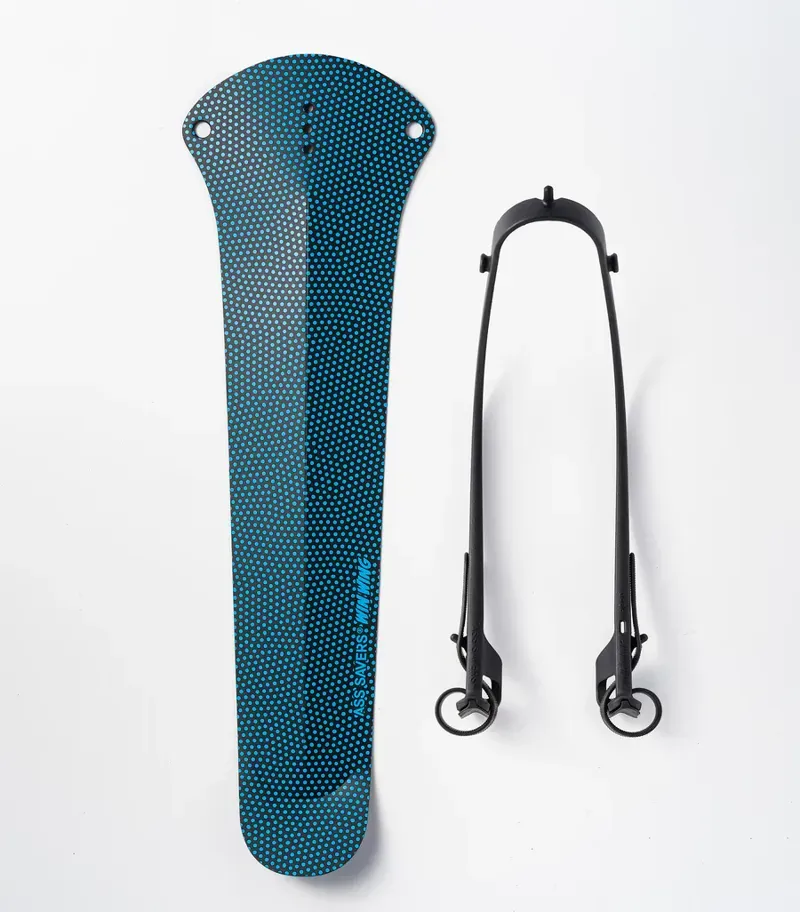 Ass Savers Win Wing 2 Road Fender in Blue Dots